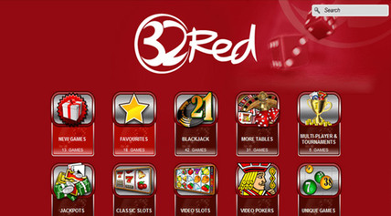 32red - Casino Lobby screen-shot on mobile