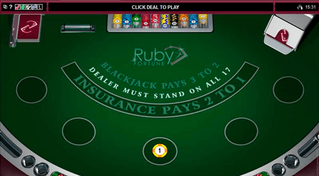 Rubyfortune - Blackjack Table View