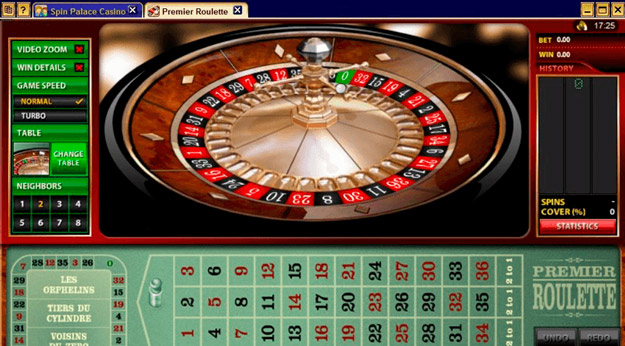 Spinpalace - Roulette Table View